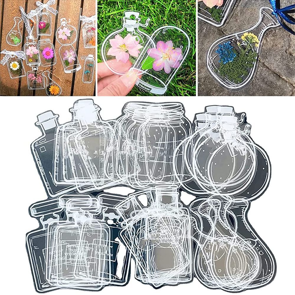 30Pcs DIY Transparent Dried Fl - Dried Flower Bookmark avaliação e preço