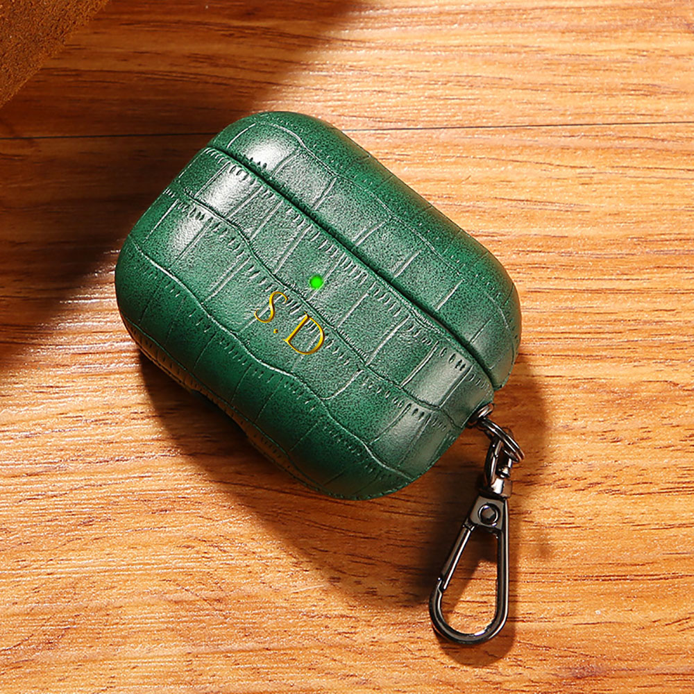 For Airpods 1 2 3 4 Pro 2 Luxu - Monogram Keychain Leather avaliação e preço