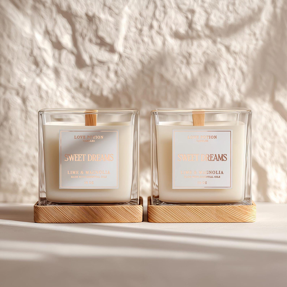 Custom 50pcs Candle Labels Vin - Personalised Candle Label avaliação e preço
