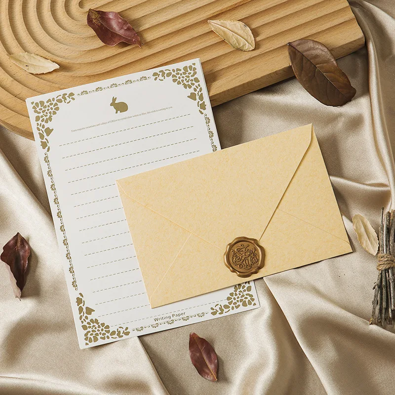 Letter Writing Stationery Set  - Wax Seal Letter Kit avaliação e preço