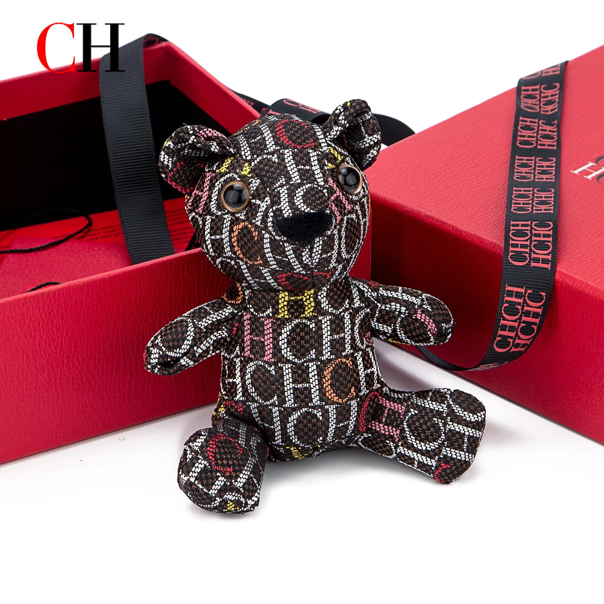 CH Bear Plush Keychain Monogra - Monogram Keychain Leather avaliação e preço
