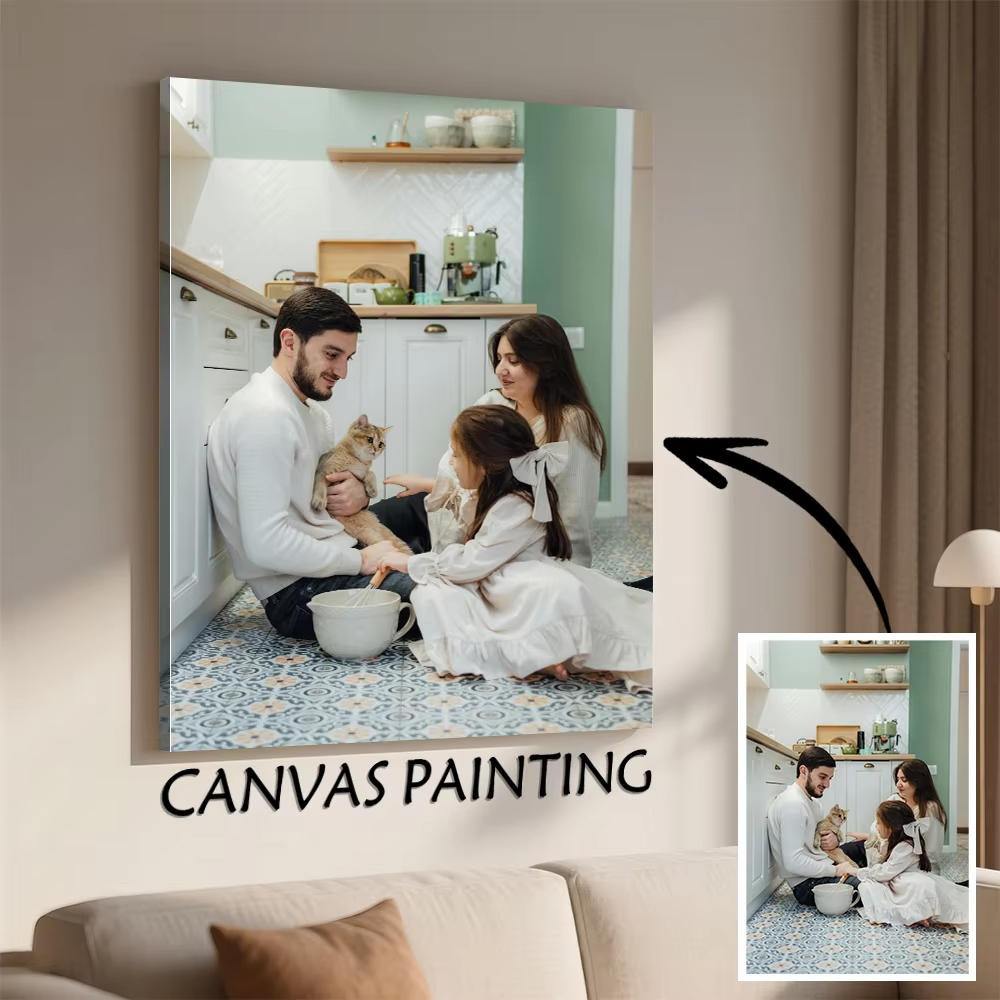 Custom Frameless Canvas Photo  - Pet Portrait Custom avaliação e preço