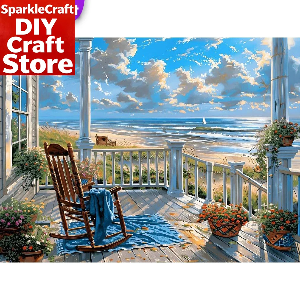 1PC frameless  Full Square Rou - Photo Mosaic Print avaliação e preço