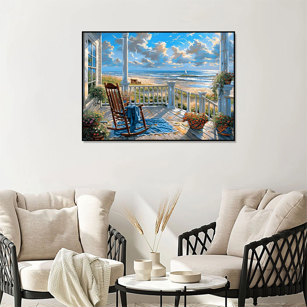 1PC frameless  Full Square Rou - Photo Mosaic Print avaliação e preço