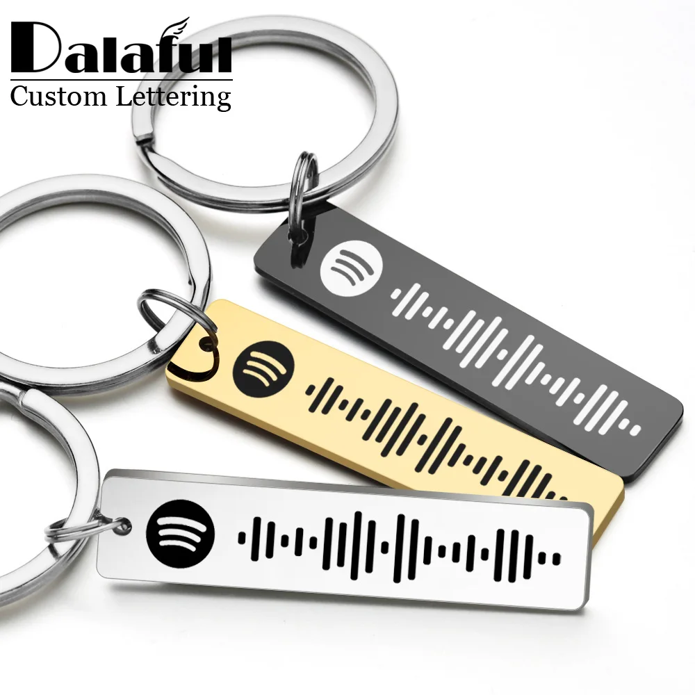 Personalized Spotify Code Keyc - Initial Ring Custom avaliação e preço