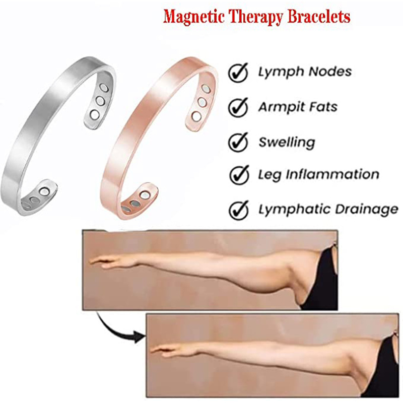 Trendy 4 Color Magnetic Bangle - Coordinates Bracelet avaliação e preço
