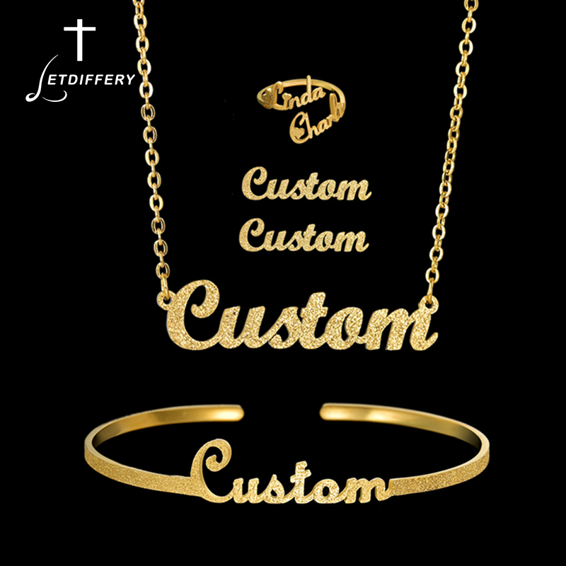 Letdiffery Custom Name Jewelry - Name Necklace Custom avaliação e preço