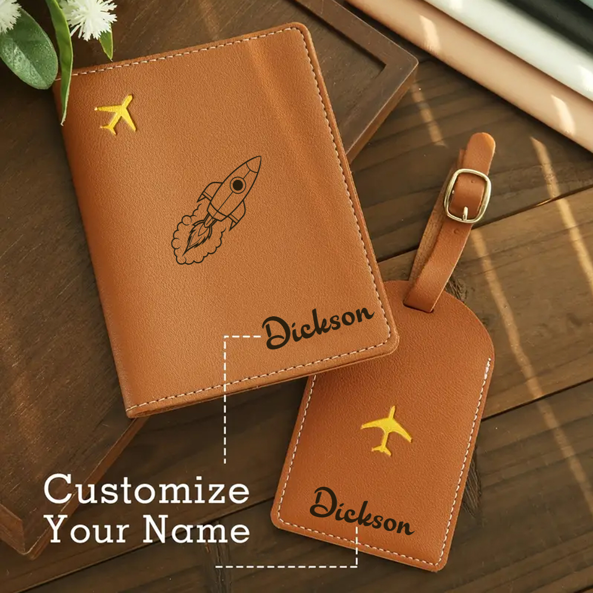 Customized Name Luggage Tag 2p - Personalized Name Box avaliação e preço