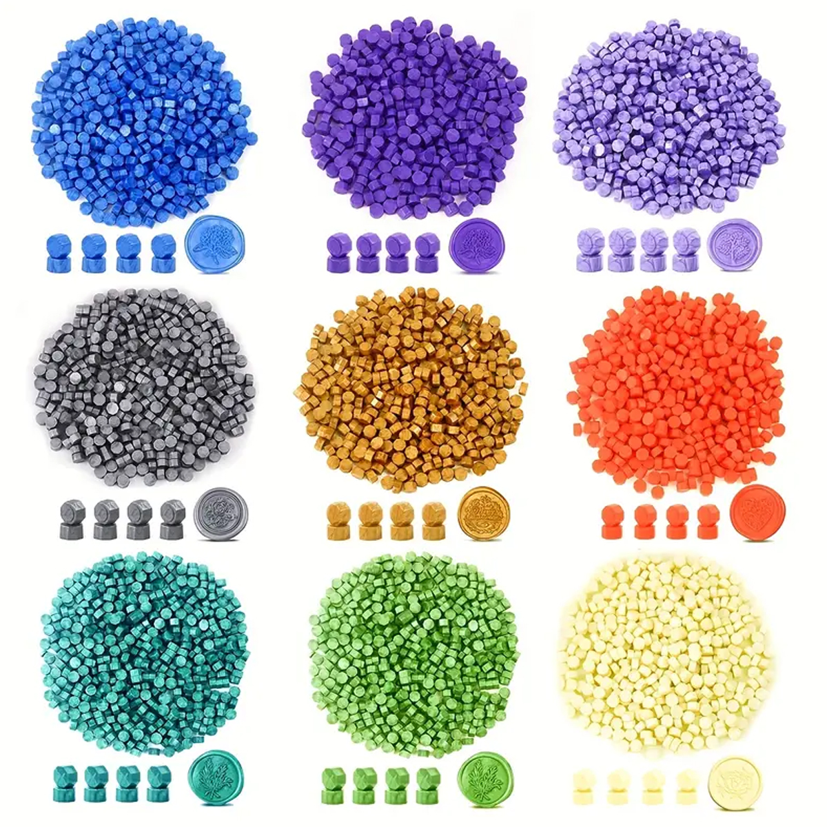 100pc/bag Wax Seal Beads Kit,D - Wax Seal Letter Kit avaliação e preço