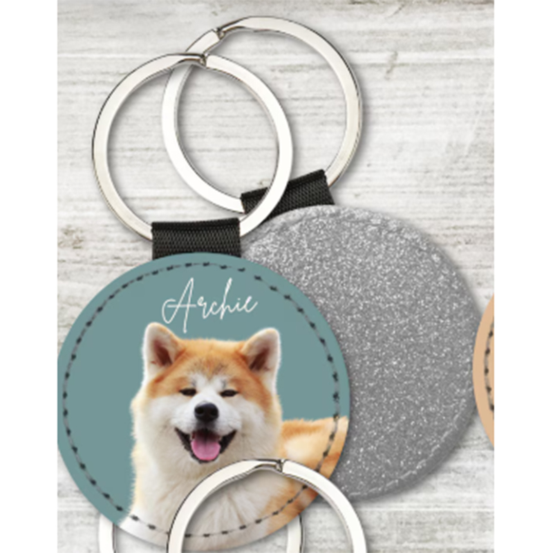 Custom Pet Photo Keychain Pers - Pet Portrait Custom avaliação e preço
