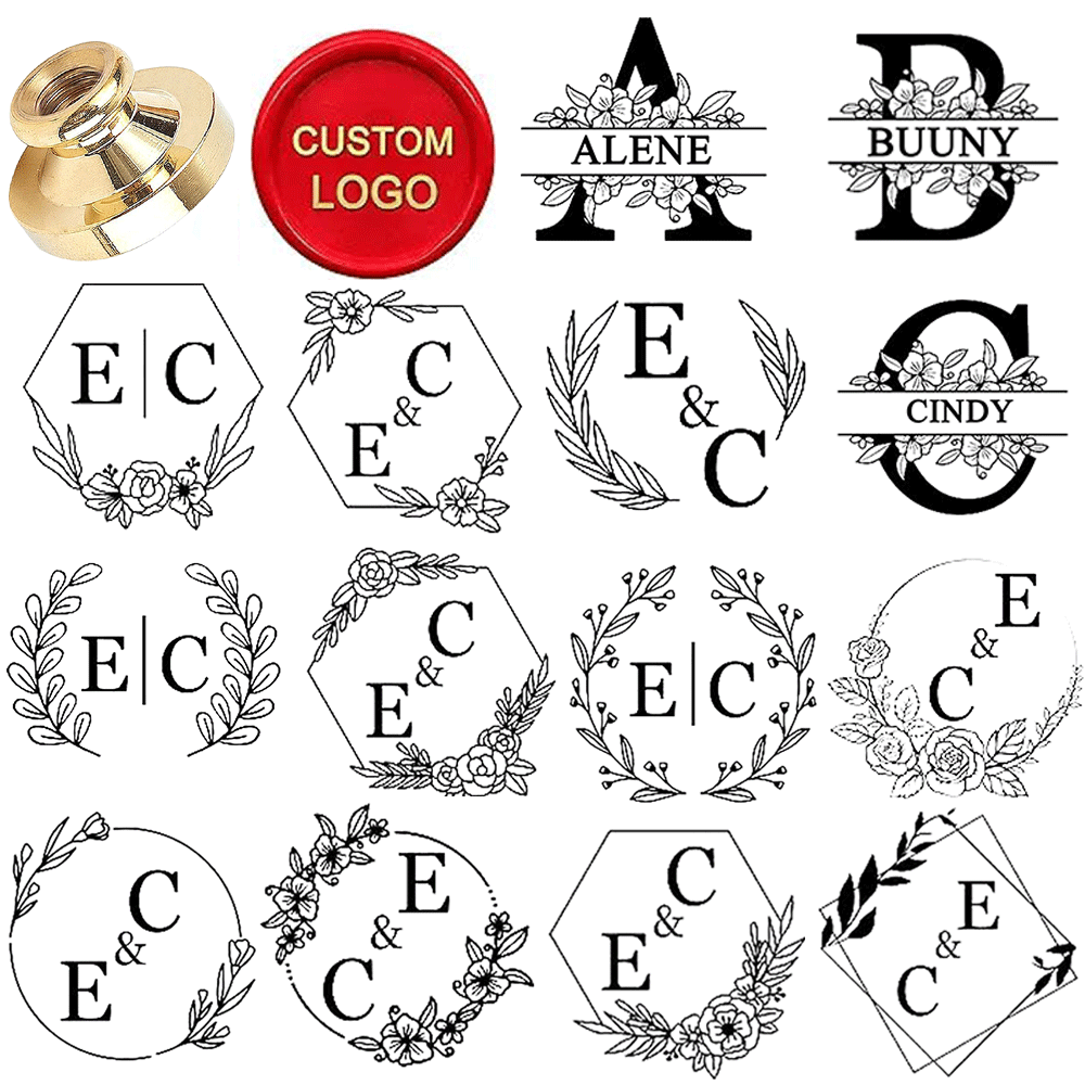 Custom Letter Wax Seal Stamp K - Wax Seal Letter Kit avaliação e preço