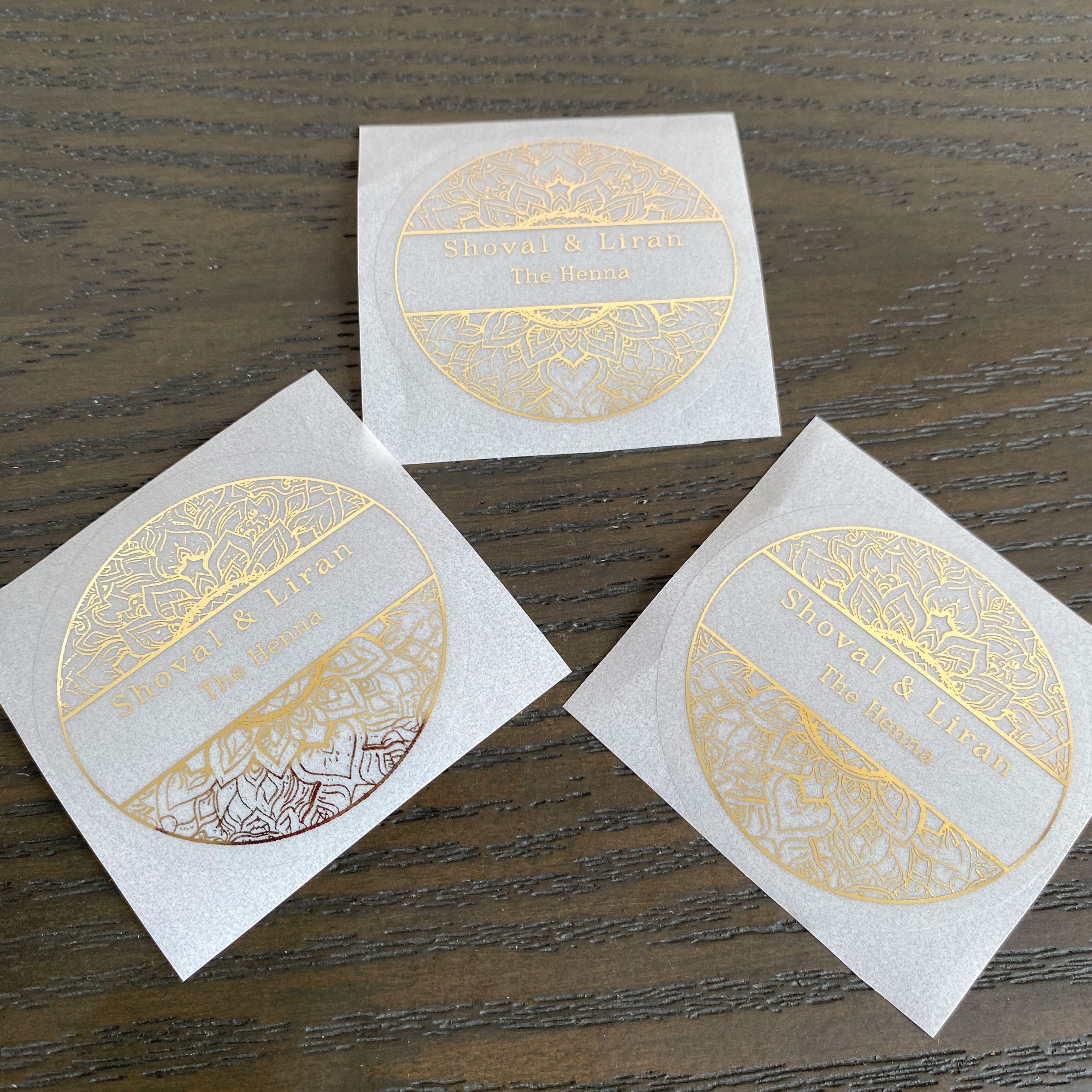 Custom henna day candle sticke - Personalised Candle Label avaliação e preço