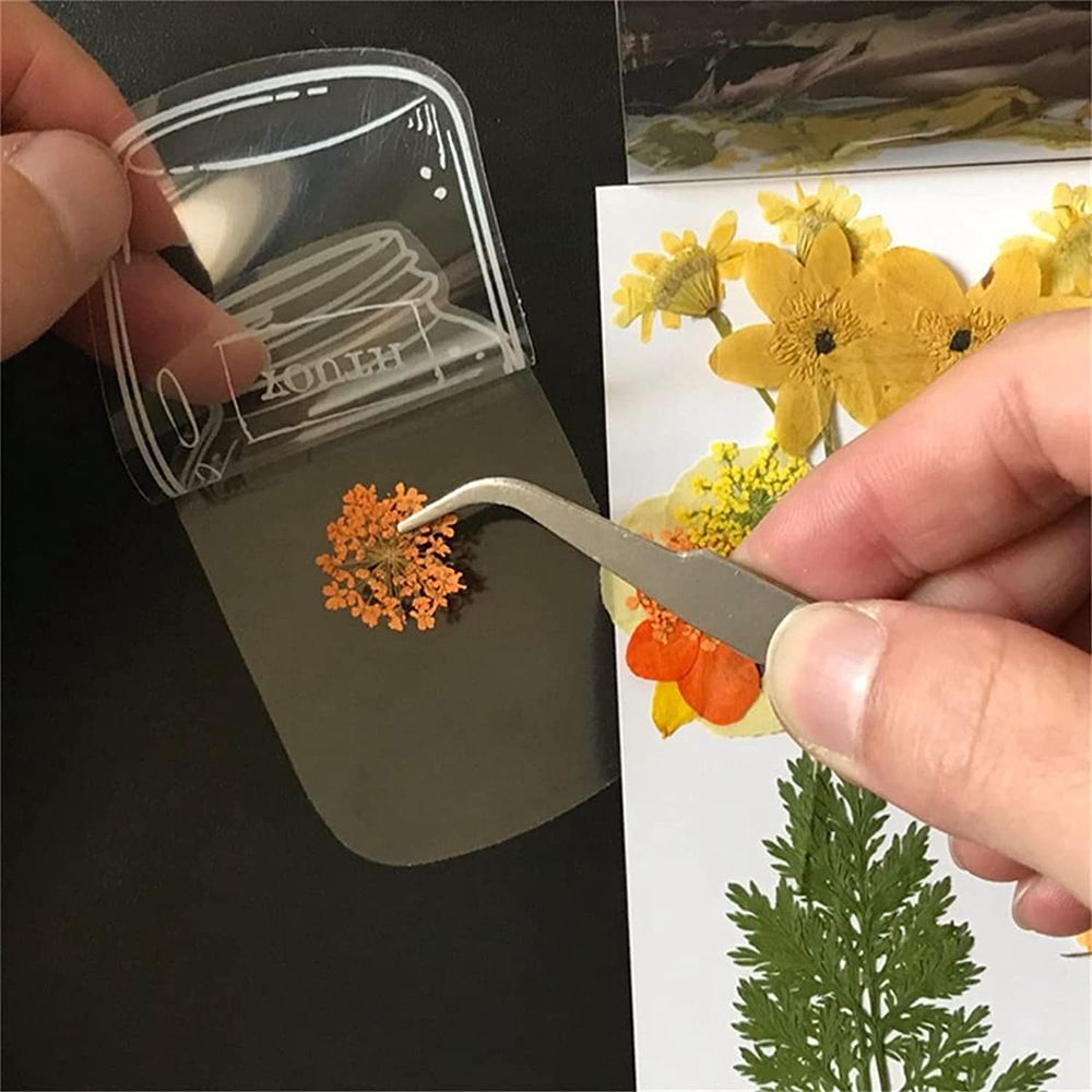 30Pcs Handmade DIY Transparent - Dried Flower Bookmark avaliação e preço