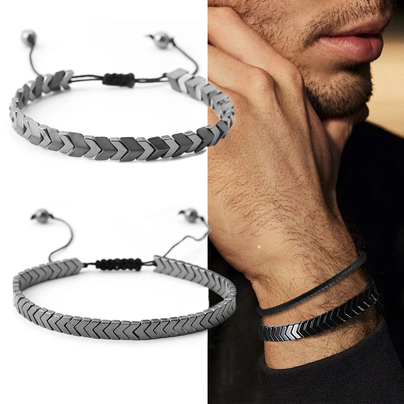 Fashion Hematite Bracelet Ener - Coordinates Bracelet avaliação e preço
