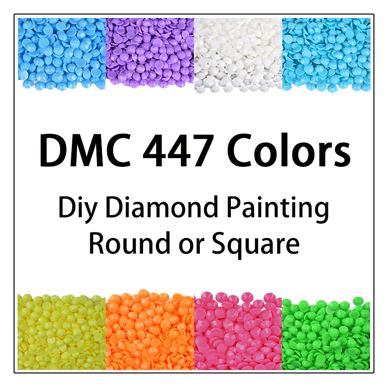 DMC 447 Colors 5D Diy Diamond  - Photo Mosaic Print avaliação e preço