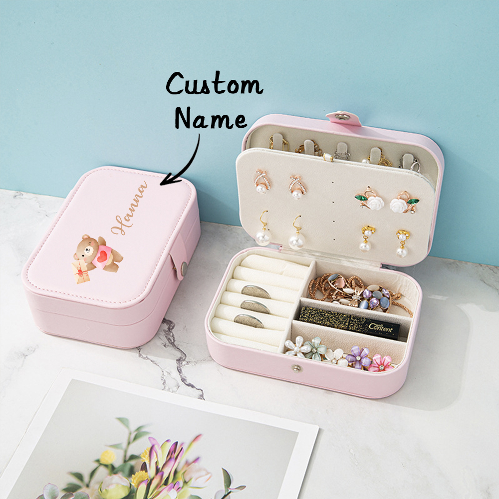 1 customized name jewelry box, - Name Necklace Custom avaliação e preço