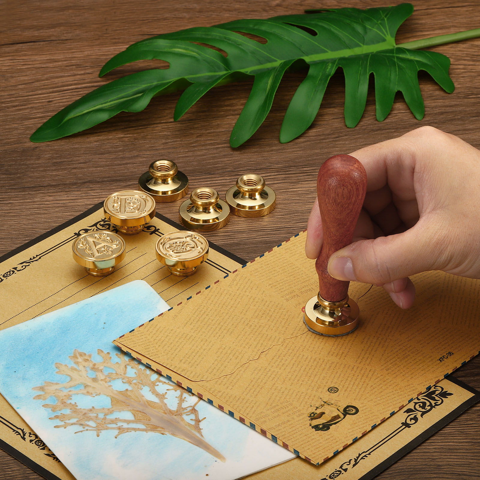 Alphabet Wax Seal Stamp Kit, 2 - Wax Seal Letter Kit avaliação e preço
