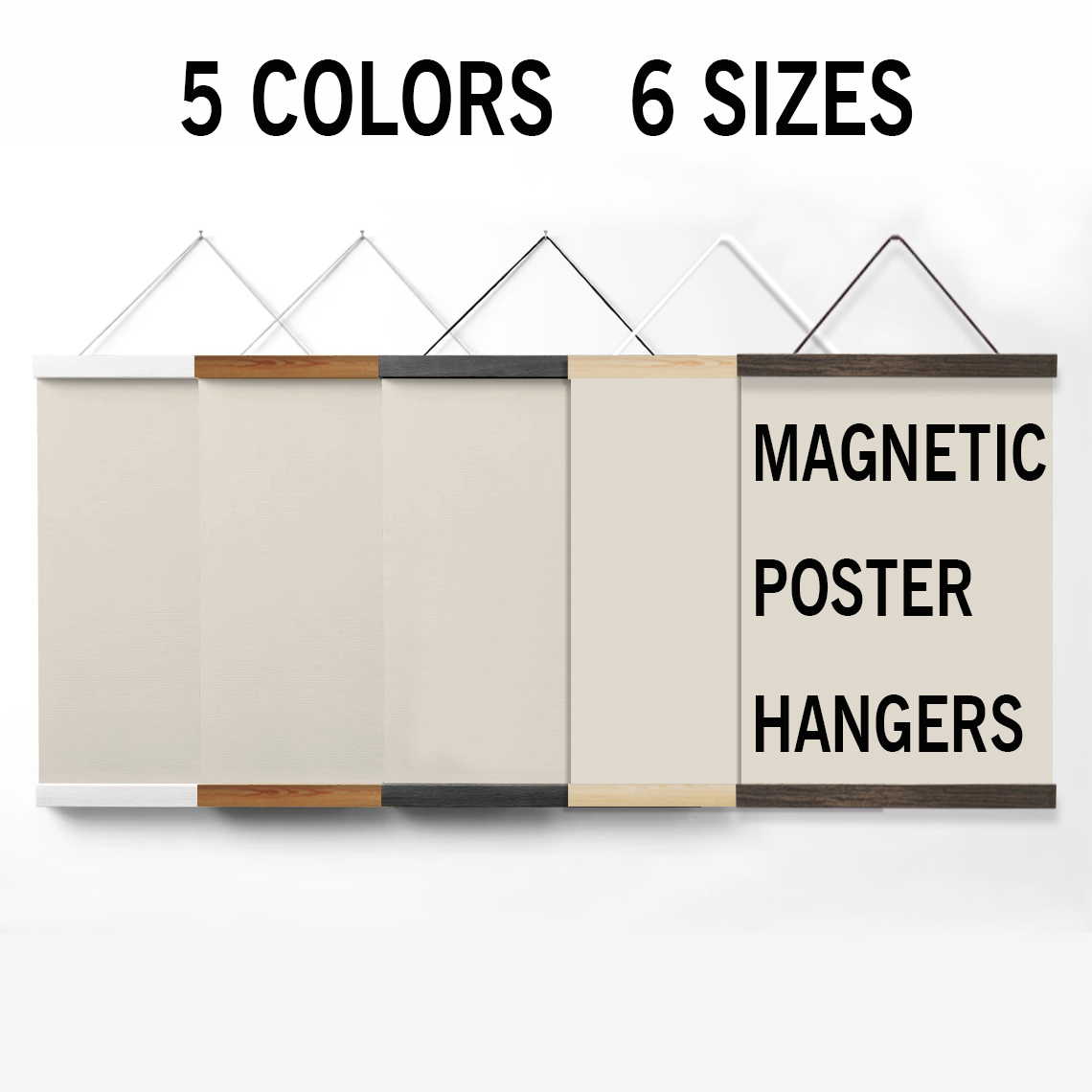 1PC Magnetic Wooden Picture Ha - Engraved Wood Frame avaliação e preço