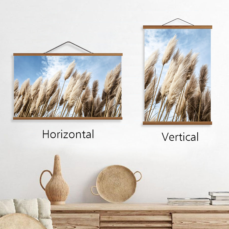 1PC Magnetic Wooden Picture Ha - Engraved Wood Frame avaliação e preço