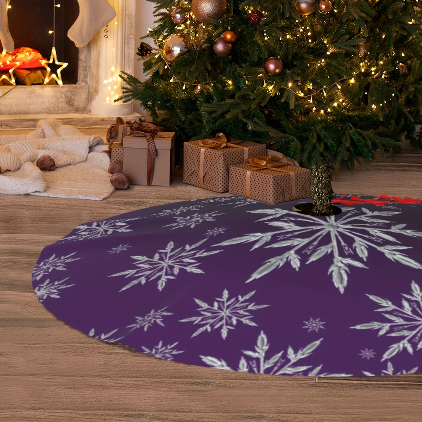 VIKAMA Deep Purple Snowflake P - Family Tree Print avaliação e preço