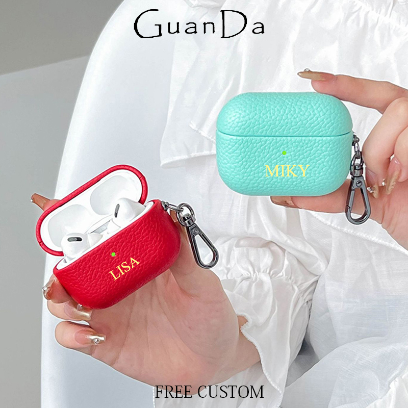 Fashion Cute Mini DIY Earphone - Monogram Keychain Leather avaliação e preço