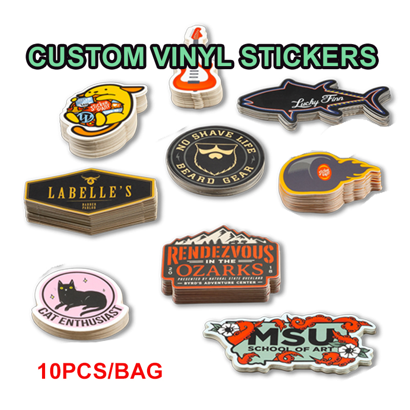 10pcs Custom Vinyl Sticker Lab - Custom Photo Book avaliação e preço