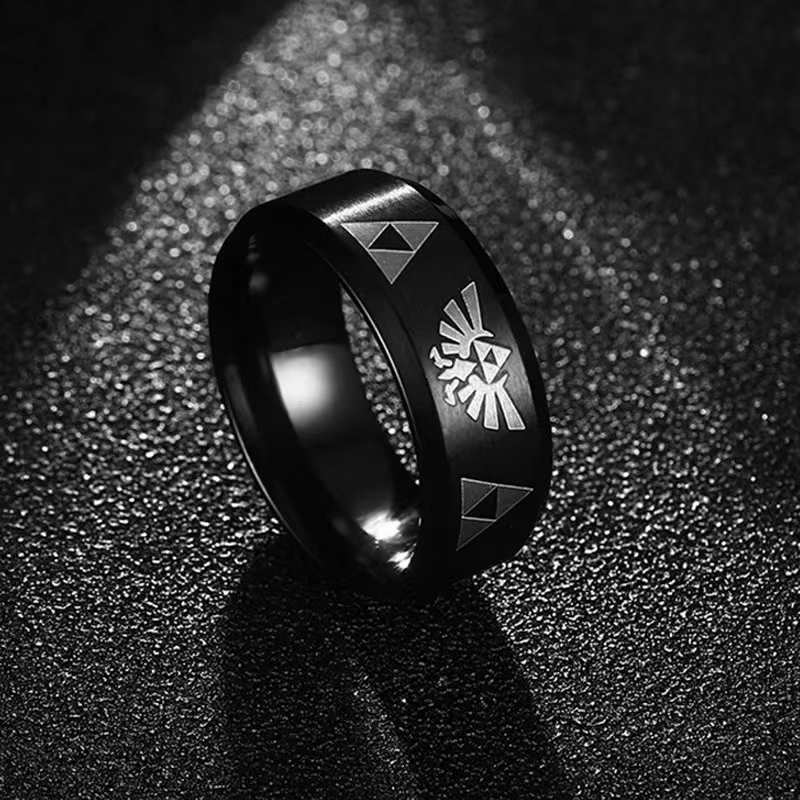 Fashion Anime Triforce Triangl - Initial Ring Custom avaliação e preço