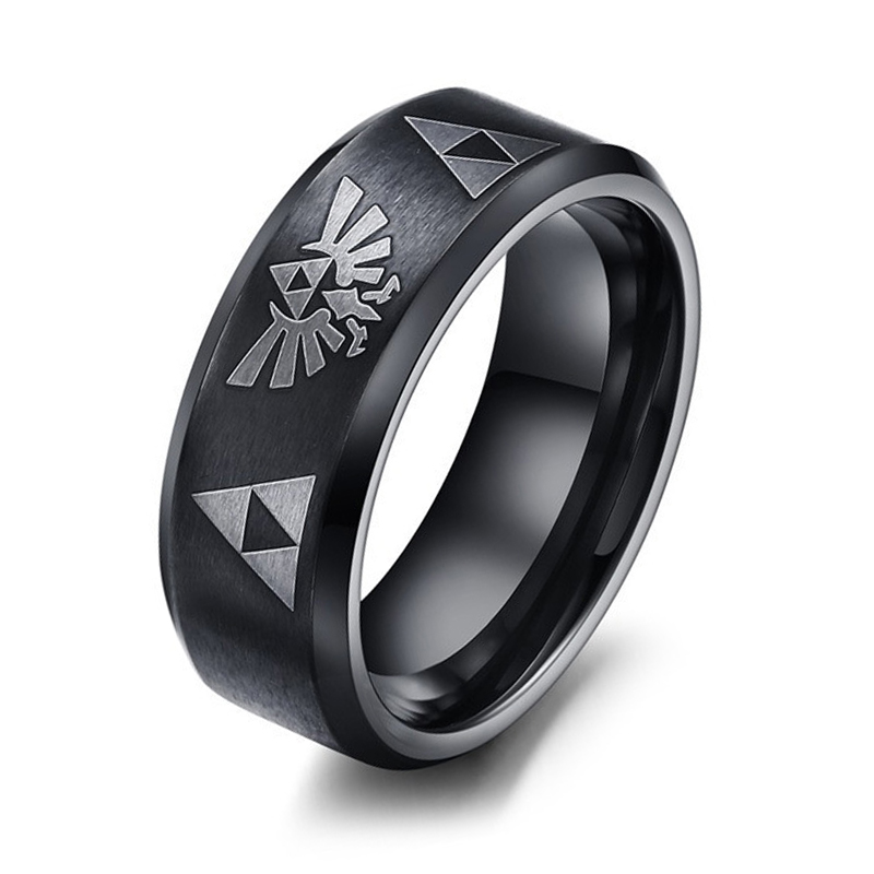Fashion Anime Triforce Triangl - Initial Ring Custom avaliação e preço