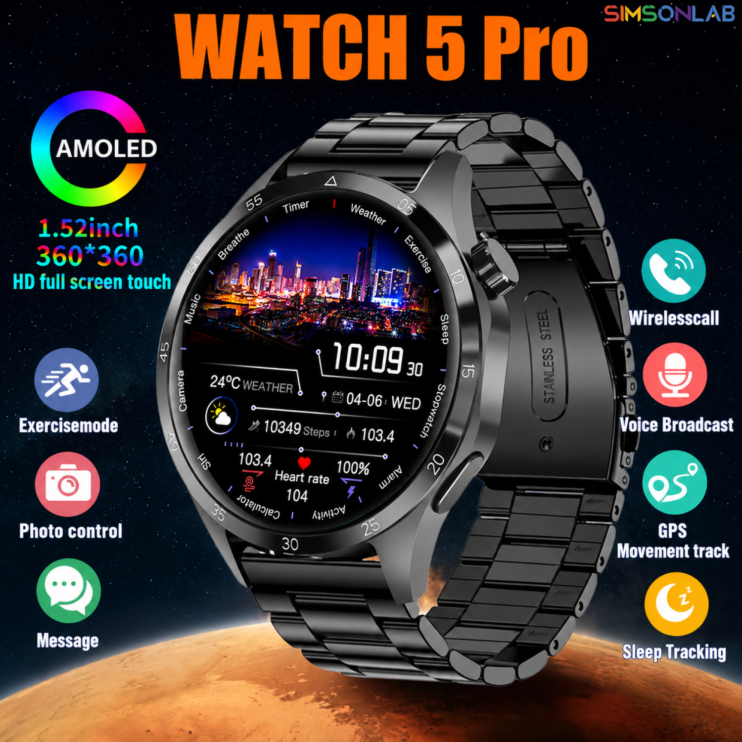 2026 Watch 5 Pro GPS Track Com - Custom Photo Book avaliação e preço