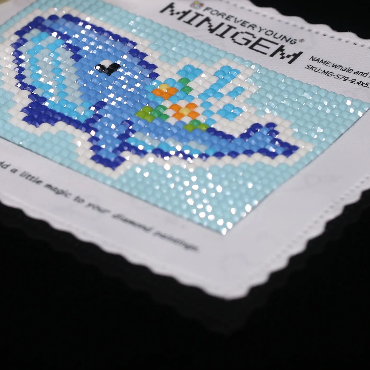 Minigem®: Whale and Flower 9.4 - Photo Mosaic Print avaliação e preço