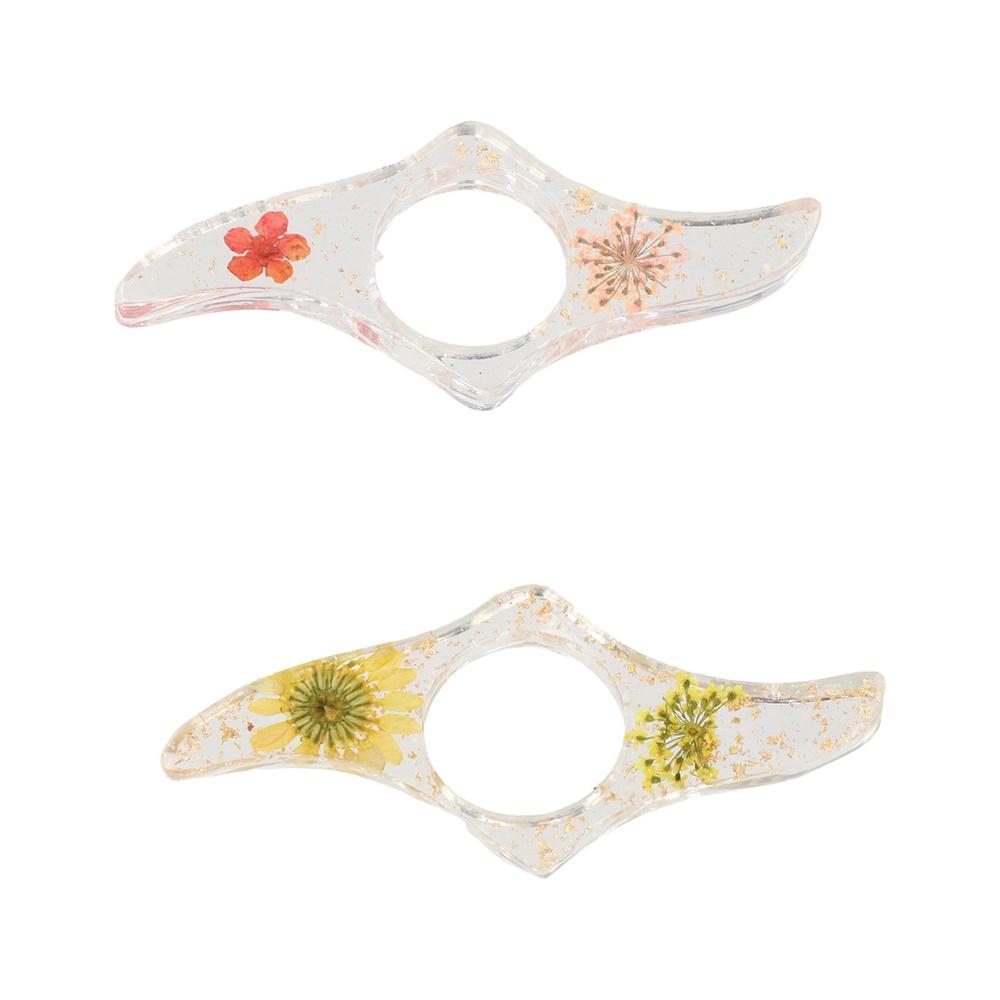 Book Accessories Acrylic Thumb - Dried Flower Bookmark avaliação e preço