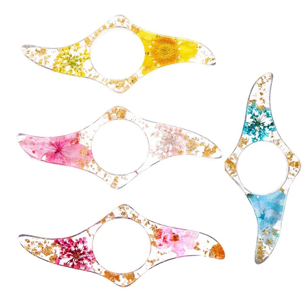 Book Accessories Acrylic Thumb - Dried Flower Bookmark avaliação e preço