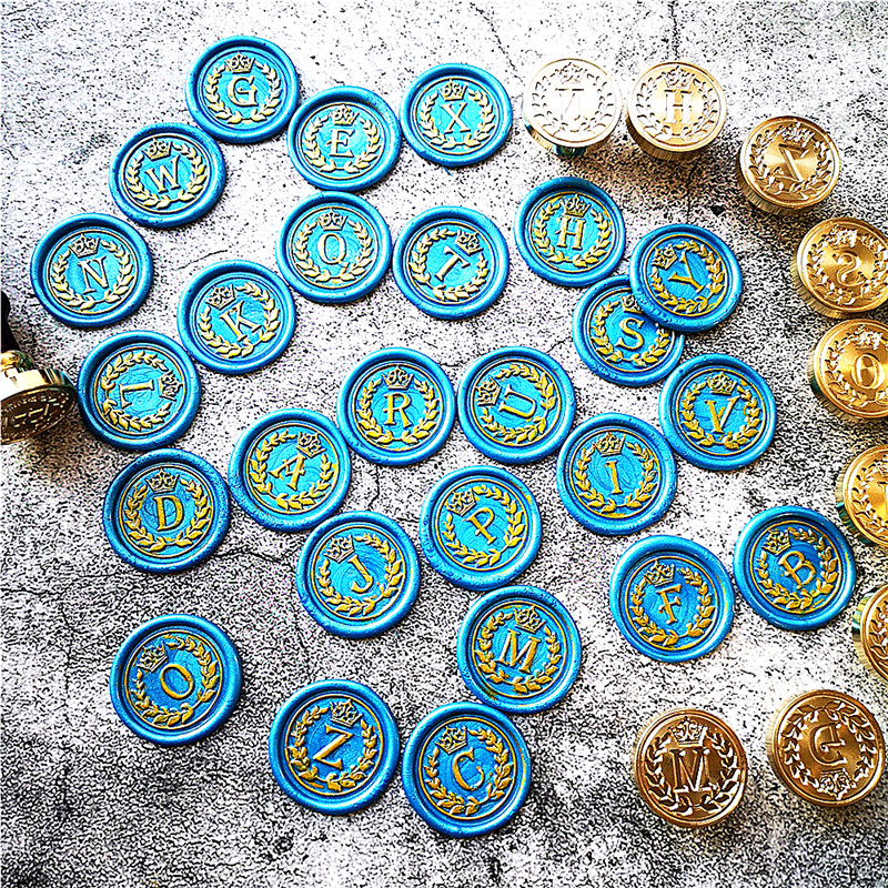 26 Letter A - Z crown Wax Seal - Wax Seal Letter Kit avaliação e preço