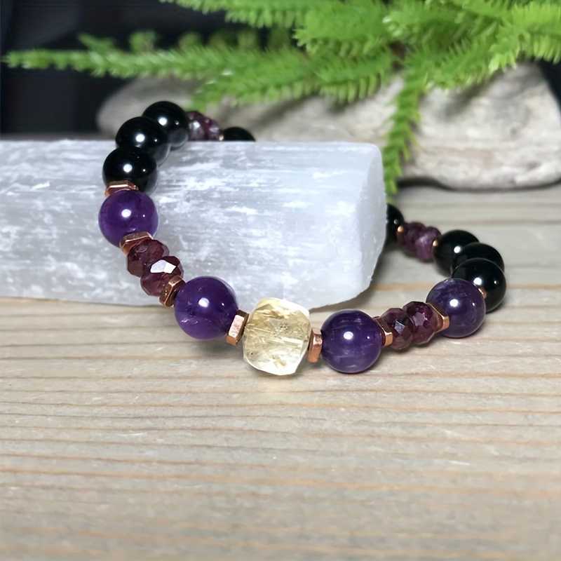 1pc/Attract Money Citrine Empa - Coordinates Bracelet avaliação e preço