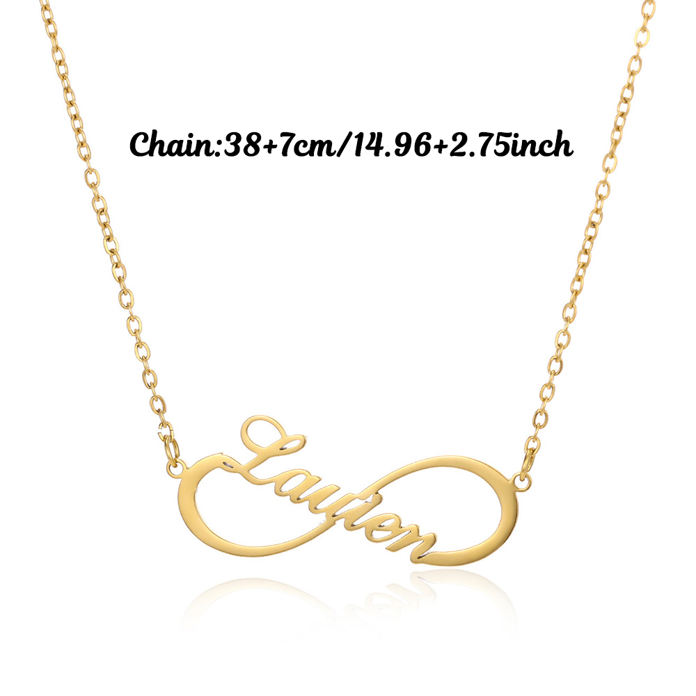 Custom Name Infinity Necklaces - Name Necklace Custom avaliação e preço