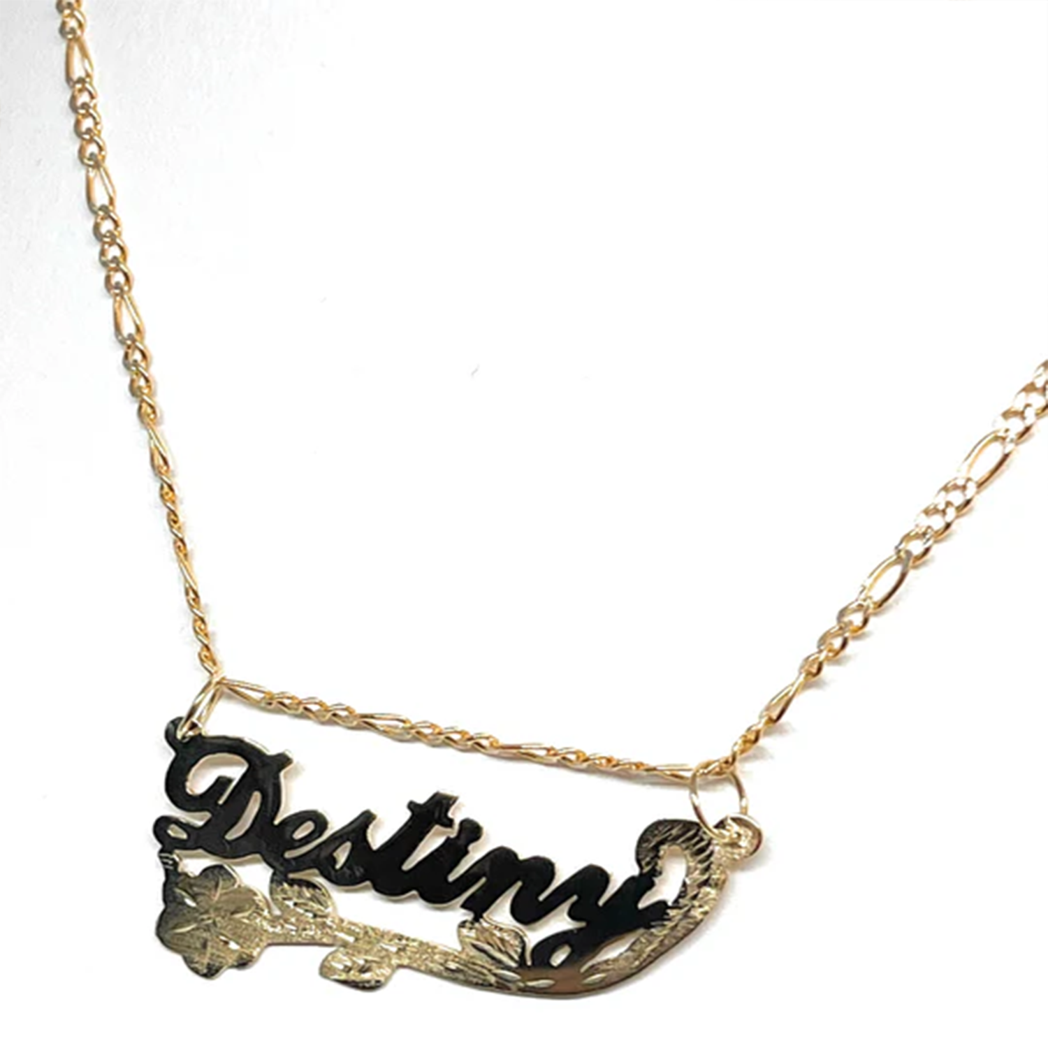 Custom Name Jewelry Retro Styl - Birth Flower Necklace avaliação e preço
