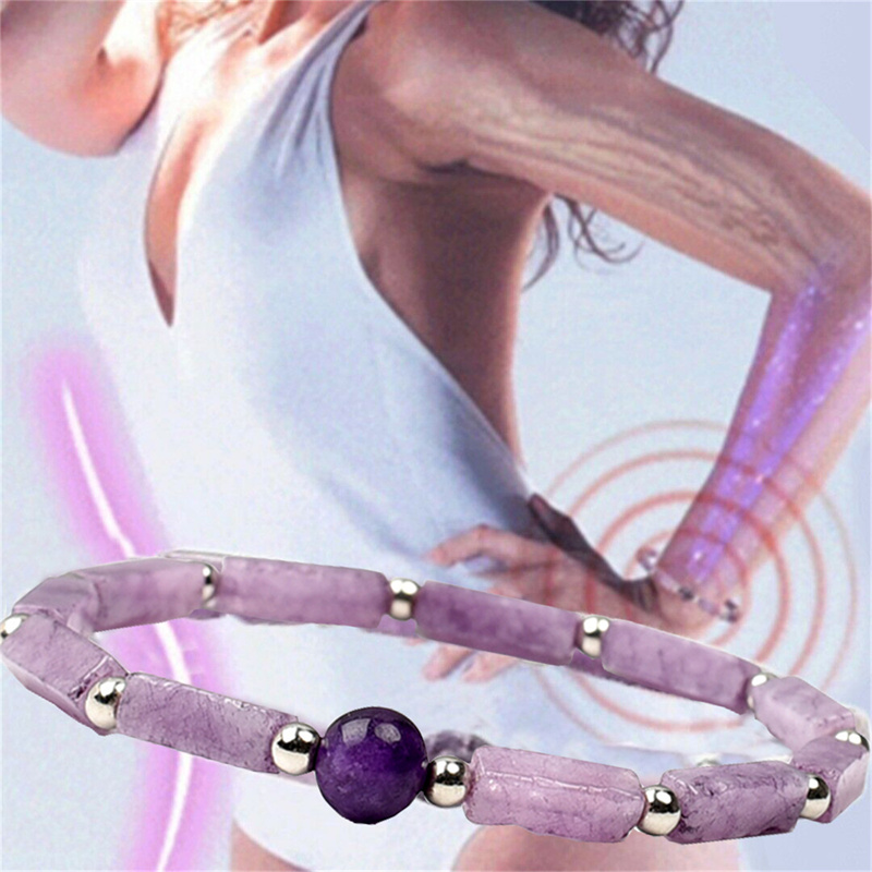 1Pcs Amethyst Body-purify Slim - Coordinates Bracelet avaliação e preço