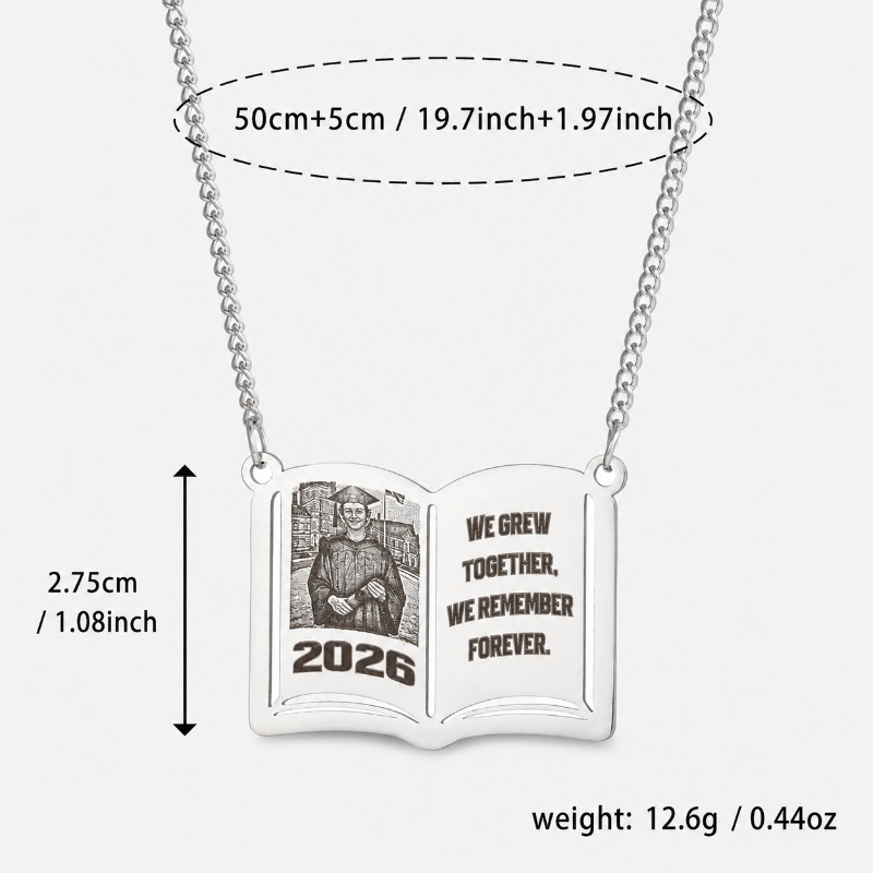 Custom Photo Book Necklace Sta - Custom Photo Book avaliação e preço