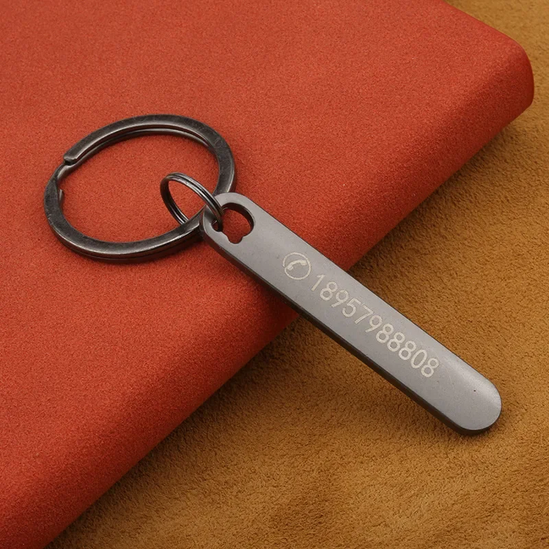 Custom Keychain with Free Engr - Initial Ring Custom avaliação e preço