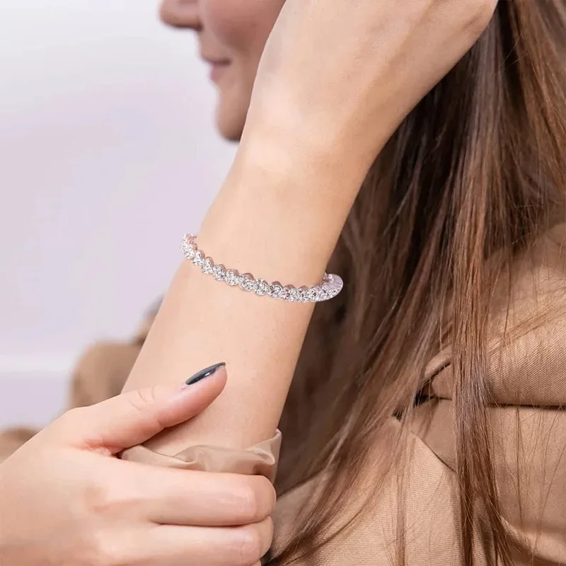 Fashion Women's Crystal Bracel - Coordinates Bracelet avaliação e preço