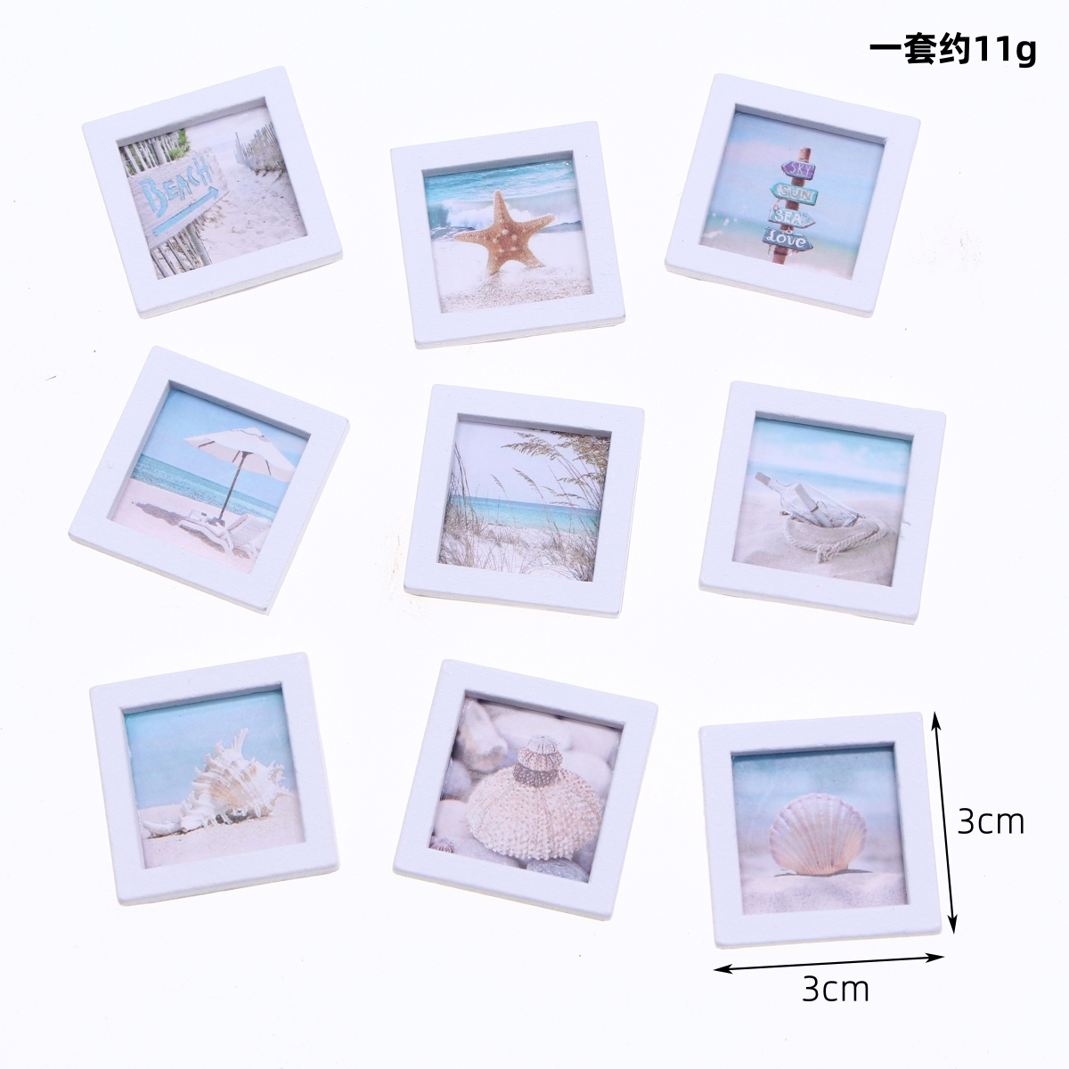 Dollhouse Miniature Wooden Oce - Engraved Wood Frame avaliação e preço