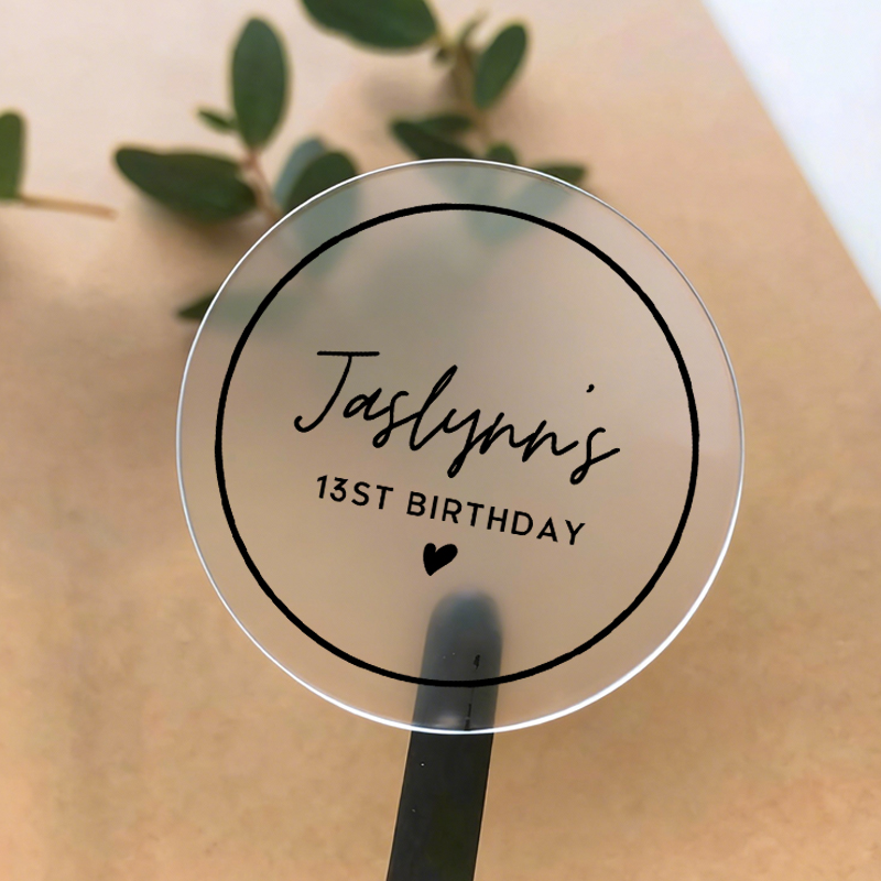 50PCS Personalized Birthday St - Personalised Candle Label avaliação e preço