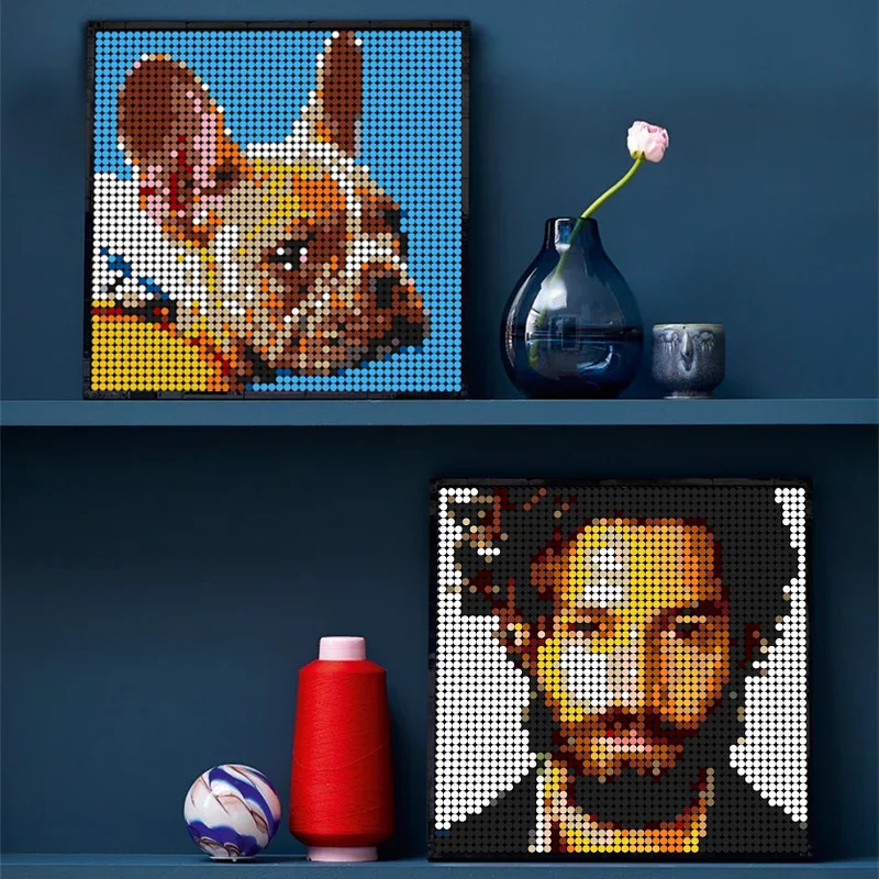 Pixel Art Custom Photo Persona - Pet Portrait Custom avaliação e preço