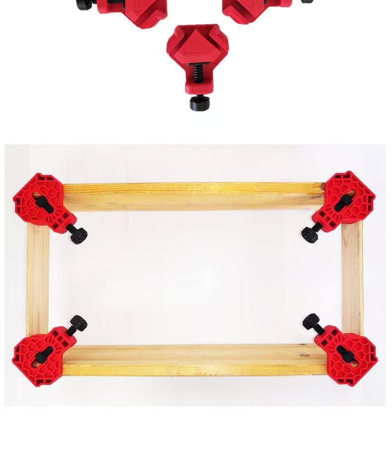 4Pcs 90 Degree Corner Clamps f - Engraved Wood Frame avaliação e preço