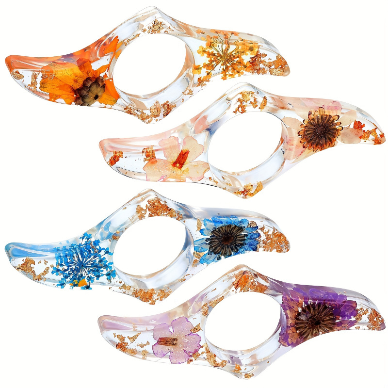1/3 Pcs Dried Flower Resin Boo - Dried Flower Bookmark avaliação e preço