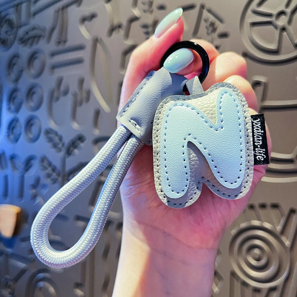 Sweet 26 Letter Keychain PU Le - Monogram Keychain Leather avaliação e preço