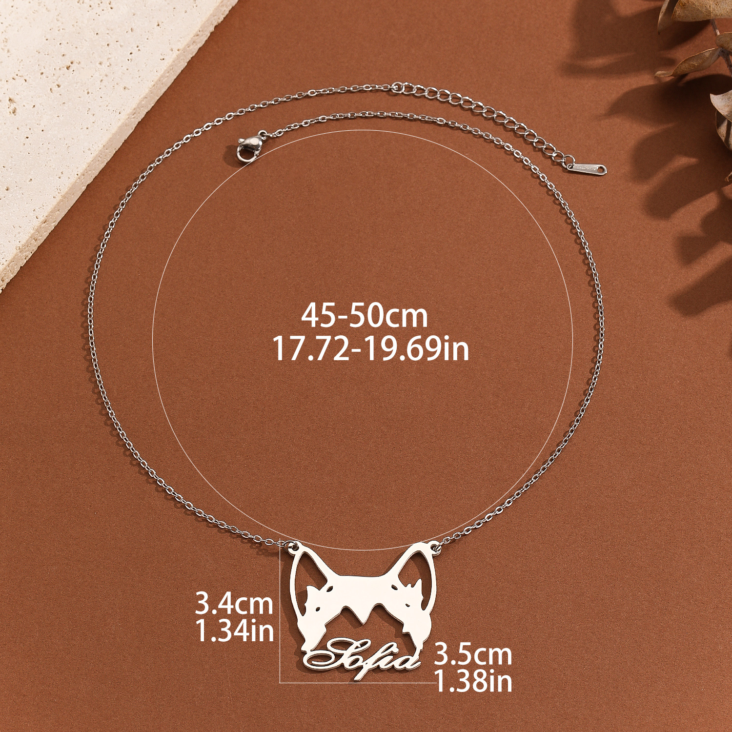 Custom Alaska Malamute Name Ne - Name Necklace Custom avaliação e preço