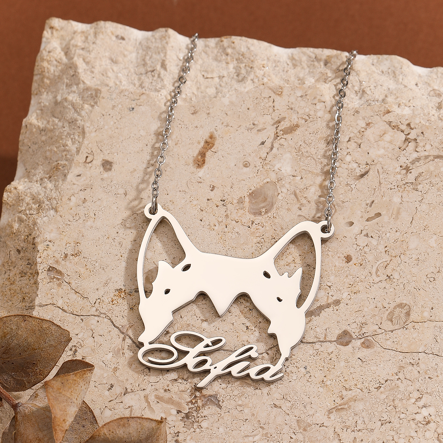 Custom Alaska Malamute Name Ne - Name Necklace Custom avaliação e preço