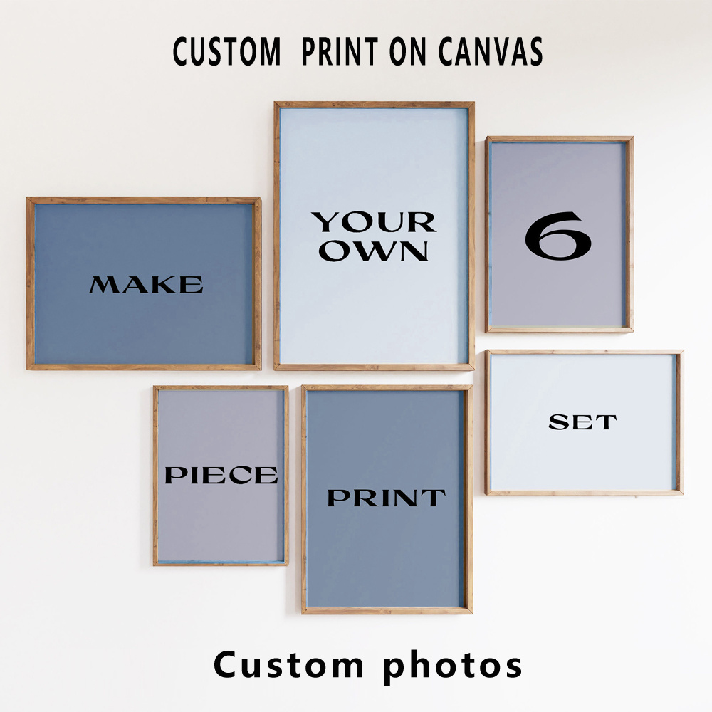 6pcs/set Custom Canvas Prints  - Pet Portrait Custom avaliação e preço