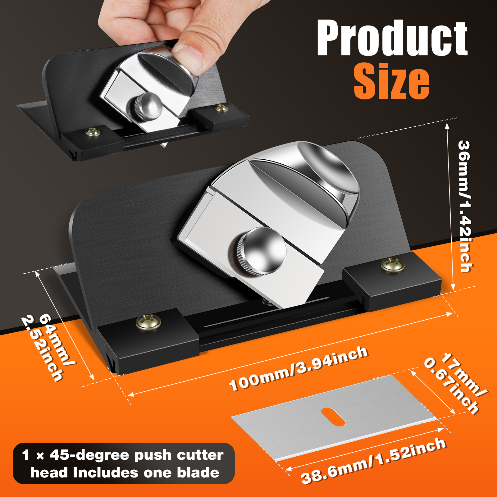Retractable Mat Cutter 45° Bev - Engraved Wood Frame avaliação e preço